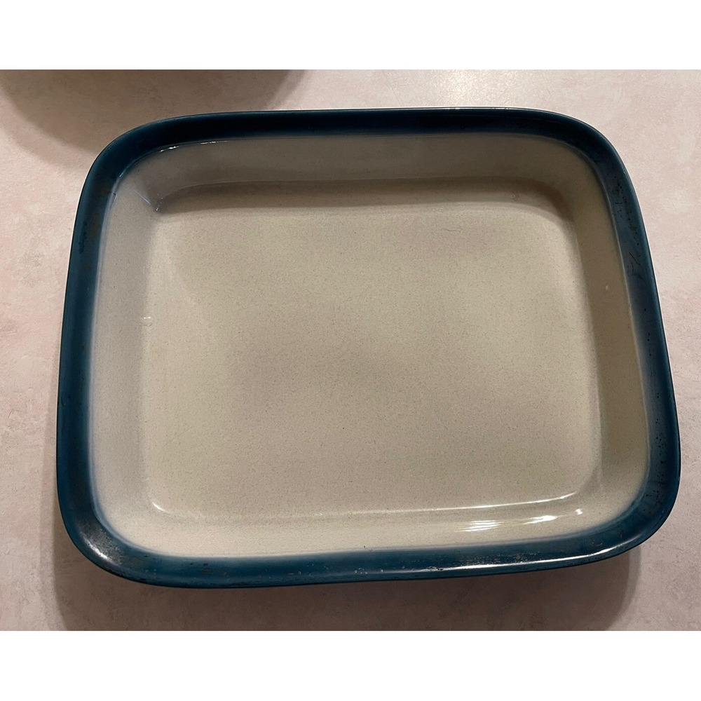 Wedgwood Blue Pacific Baking Casserole/Brownie Dish - Made in England 13"